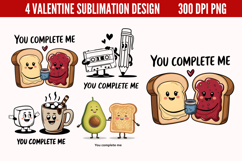 Valentine Sublimation PNG Product Image 1