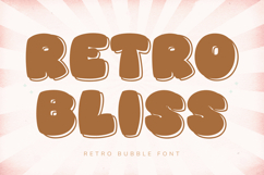 Retro Bliss - Retro Bubble Font Product Image 1