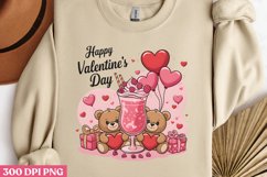 Happy Valentine&#039;s Day PNG, Cozy Valentine Sublimation P Product Image 2