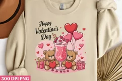 Happy Valentine's Day PNG, Cozy Valentine Sublimation P Product Image 2
