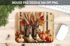 Boots Mouse pad Sublimation - Thanksgiving PNG Design Product Image 1