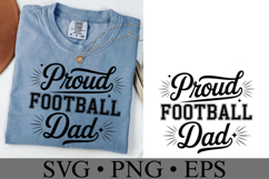 Proud Football Dad Svg | Game Day Svg | Shirt Svg Product Image 2