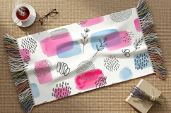 Rustic jute rug blanket mockup Product Image 2