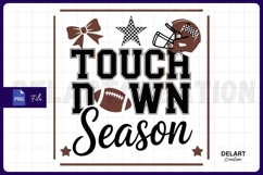 Touch Down Season PNG, Football Season PNG Design Product Image 1