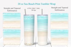 20 oz Beach Tumbler Sublimation, Tumbler Design Bestseller Product Image 1