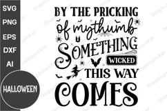 Something Wicked This Way Comes SVG| Halloween SVG Product Image 1