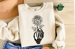 Hand with Flower svg Design | Svg Cut Files | Shirt Svg Product Image 2