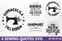Sewing Quotes SVG Product Image 1