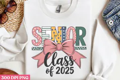 Senior Class Of 2025 PNG, Retro Teacher Sublimation PNG Product Image 2