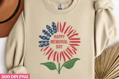 Happy Memorial Day PNG, Memorial Day Sublimation PNG Product Image 2