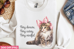 Very Demure Very Cutesy PNG, Funny Animal Sublimatio Product Image 1
