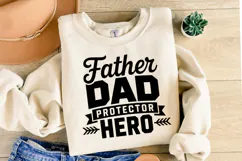 Father Dad Protector Hero svg | Svg Cut File | Shirt Svg Product Image 2