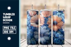 Flower Tumbler Wrap Design Product Image 1