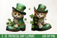 Cat Shoes for St Patricks Day Clipart Product Image 1