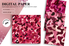 camouflage Pattern Background Wallpaper Military Gift Wrap Product Image 1