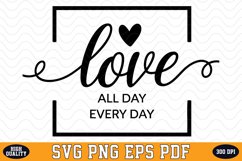 Love Valentine Day SVG | SVG Cut files Product Image 1