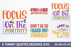 Motivational Quotes Designs SVG Product Image 1