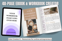 Editable Canva Ebook &amp; Workbook Templates Product Image 1