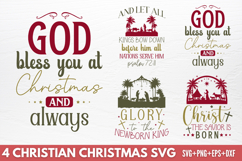 Christian Christmas SVG Product Image 1