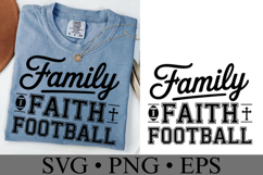 Family Faith Football Svg | Sport Svg | Shirt Svg Product Image 1