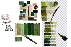 Mixed Media, Paint, Ephemera, PNG, Clipart Product Image 1