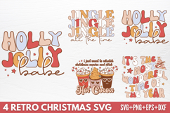 Retro Christmas Tshirt SVG Product Image 1