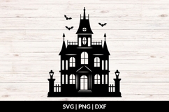 Halloween House SVG, Haunted House SVG Product Image 1