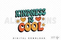 Kindness Is Cool Sublimation PNG Design Product Image 1