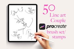 50 Crystal Procreate Stamps | Crystal Procreate Brushes Product Image 1