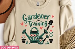 Gardener in training PNG, Gardening Sublimation PNG Product Image 2