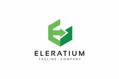 E Letter Arrows Logo Product Image 1