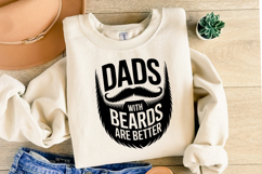 Dads with beards are better svg | Shirt Svg Product Image 2