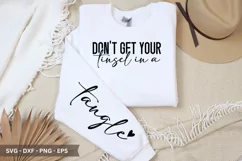 Don't Get Your Tinsel in a Tangle SVG - T-Shirt Design Product Image 1