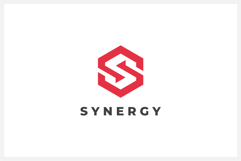 Synergy Letter S Hexagon Logo Design Vector Template Product Image 1