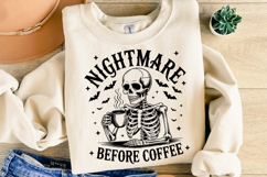 Nightmare before Coffee Svg | Halloween Svg | Shirt Svg Product Image 2