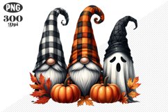 Halloween Gnomes Sublimation - Clipart PNG Design Product Image 1