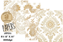 Shabby Chic, Flowers, Papers, Junk Journal Product Image 1