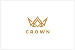 Abstract Crown Logo Design Vector Template Product Image 2