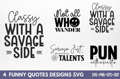 Funny Quotes Designs SVG Product Image 1