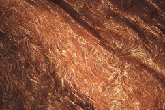 Soft White Gold Copper Metallic Waves Texture - Fluid Art Product Image 1