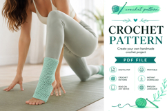 Open Heel Yoga Socks Crochet Pattern PDF Product Image 6