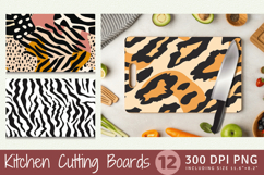 Animal Print Cutting Boards sublimation Design Product Image 1
