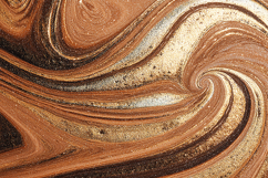 Gold Brown Marble Swirl Texture Art Product Image 1