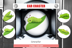 Car Coaster Spring Caterpillar Product Image 1