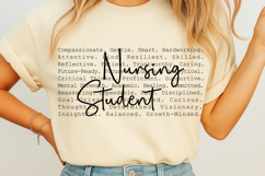 Nursing Student Words SVG Product Image 1
