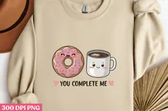 You Complete me PNG, Valentine Sublimation PNG Product Image 2