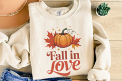 Fall in Love Svg | Thanksgiving Svg | Shirt Svg Product Image 2