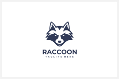 Raccoon Head Logo Design Vector Illustration Product Image 1