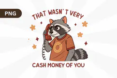 Racoon Png, Funny Snaky Racoon PNG Sublimation Design Product Image 1