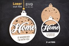 Home Christmas Tree Toy SVG laser cut file for Glowforge Product Image 2